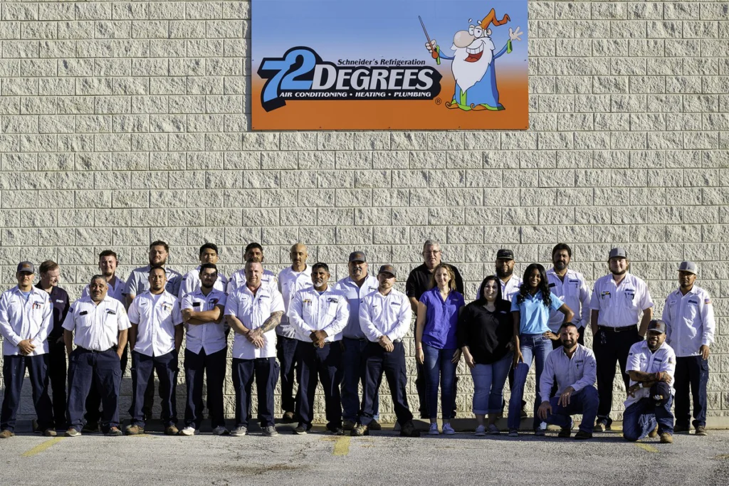 72 Degrees HVAC and Plumbing Team Portrait - Fredericksburg, TX