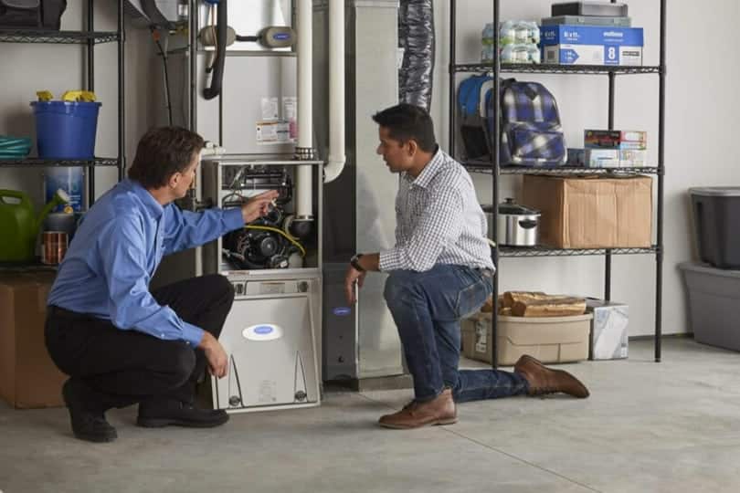 gas furnace repair visit