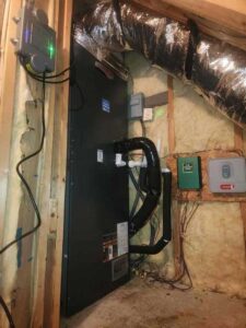 A new furnace installed in a home in Fredericksburg TX